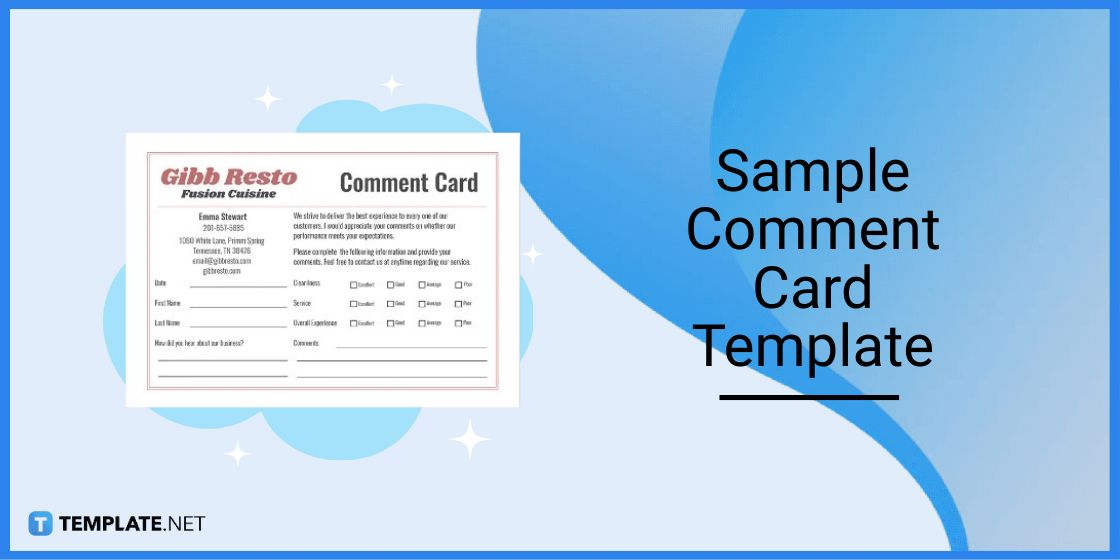 How to Make/Create a Restaurant Comment Card [Templates + Examples] 2023