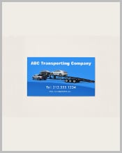 transporting-company-business-card