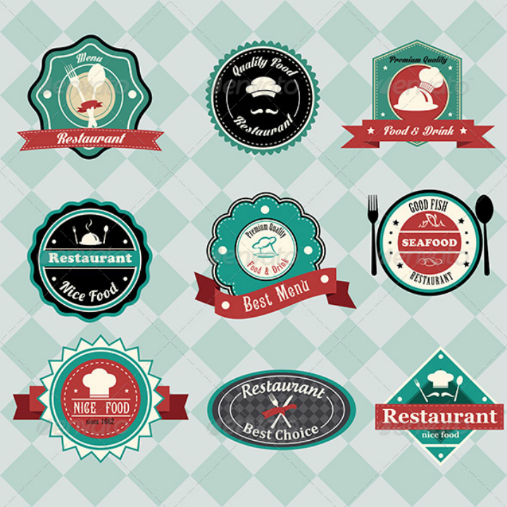 18+ Restaurant Label Tag Templates PSD, AI