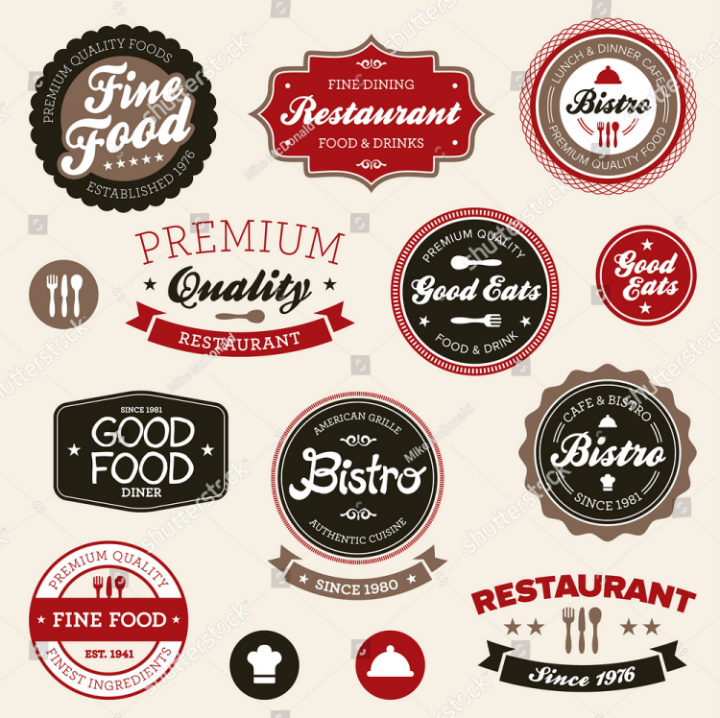 18+ Restaurant Label Tag Templates PSD, AI