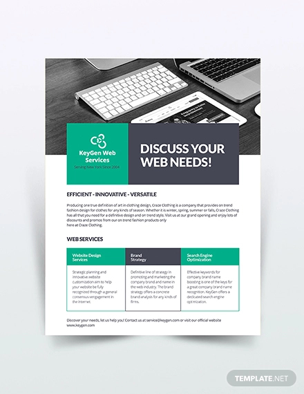 18 Web Design Flyer Templates For Web Designers And Developers Psd Word Eps Ai Free Premium Templates