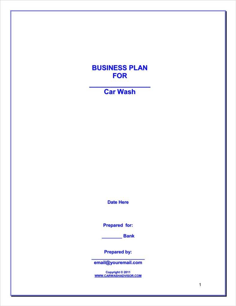 How to Make a Car Wash Business Plan