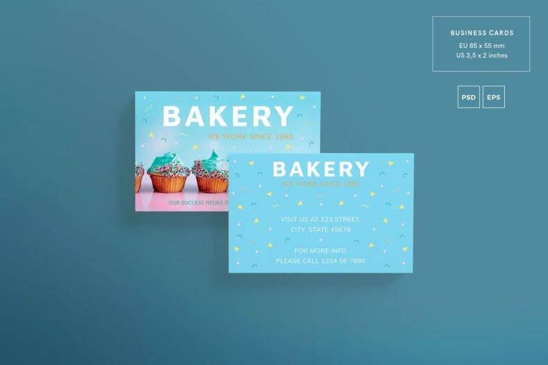 20+ Bakery Business Card Designs & Templates PSD, AI, InDesign, EPS