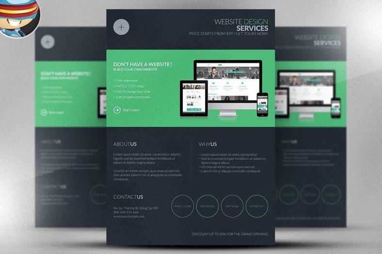 dark-website-design-services-flyer