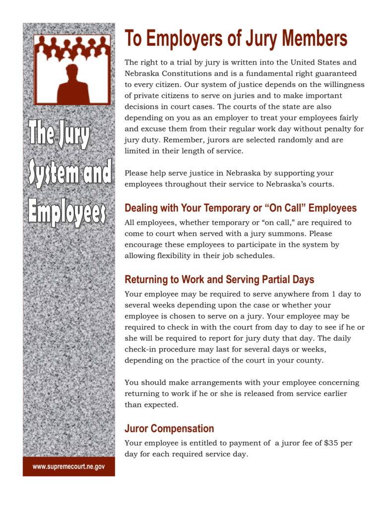 14+ Jury Duty Policy Templates and Leave Guide PDF
