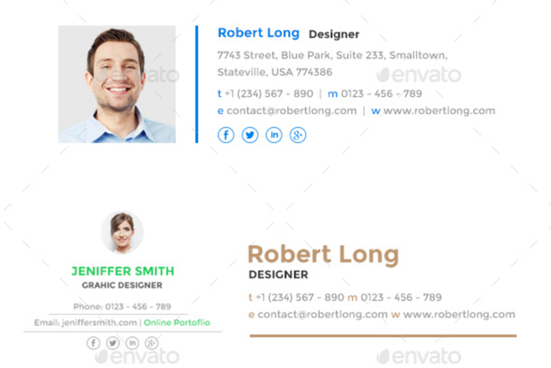 17+ IT Email Signature Designs & Templates - PSD, AI, HTML