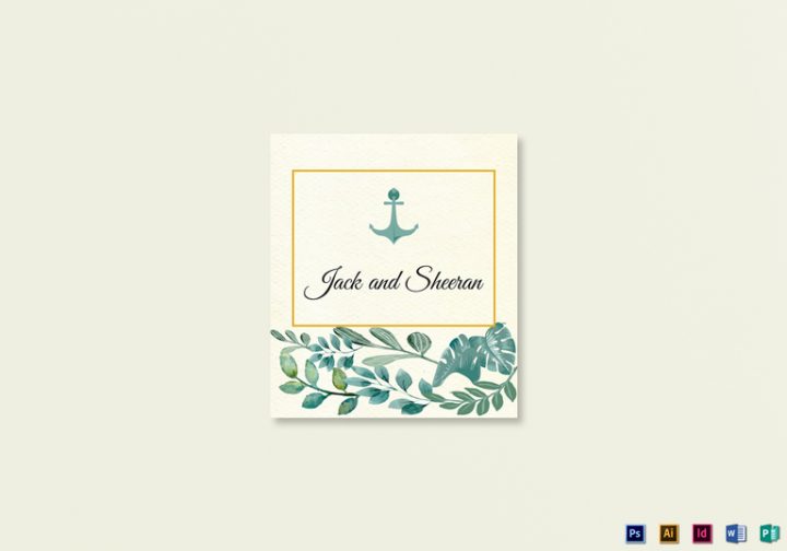 nautical wedding place card 1 767x537 e1515660