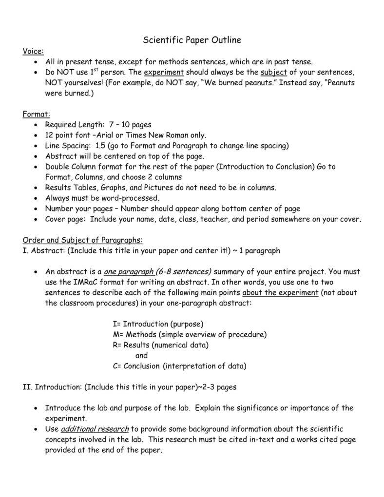 Outline Of Experimental Work Investigations