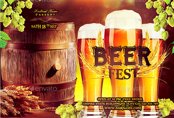 beer fest flyer design
