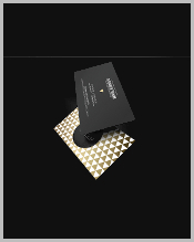 black-business-cards-with-gold-foil