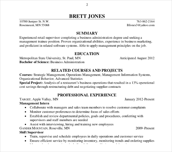 15+ Sample Accounting Resume Templates - PDF, DOC