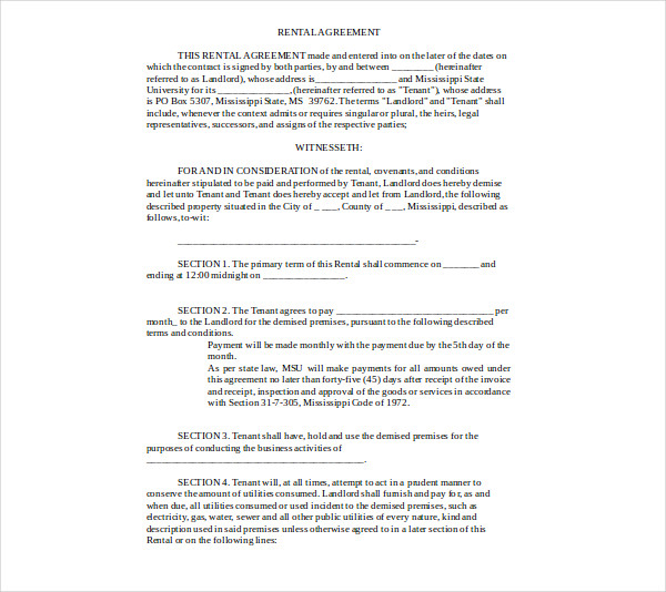 6+ Business Lease Agreement Template - PDF, DOC