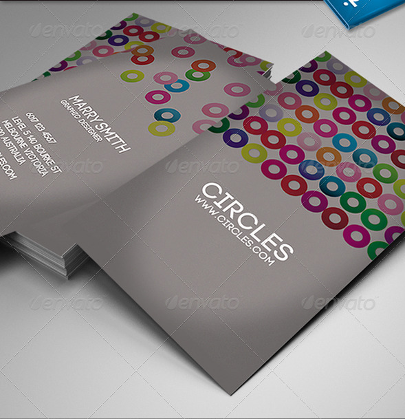 circles business card