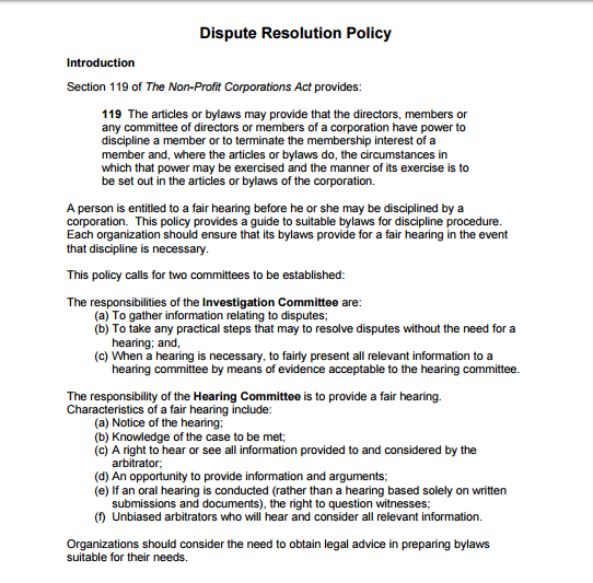 10 Dispute Resolution Policy Templates PDF DOC 10 Dispute Resolution Policy Templates PDF DOC