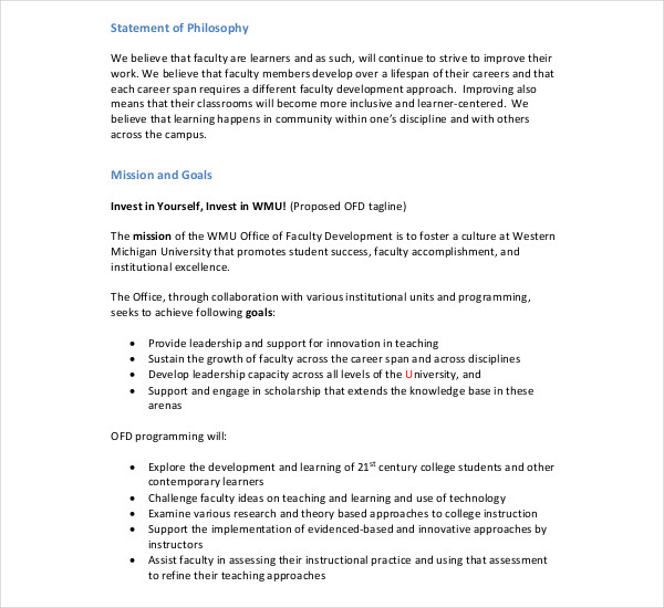 8+ Faculty Development Plan Templates - PDF, DOC