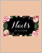 floral-nail-technician-business-card