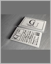 free-typography-business-card