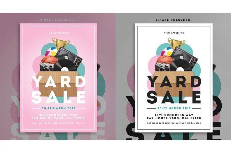 garage sale flyer design 788x