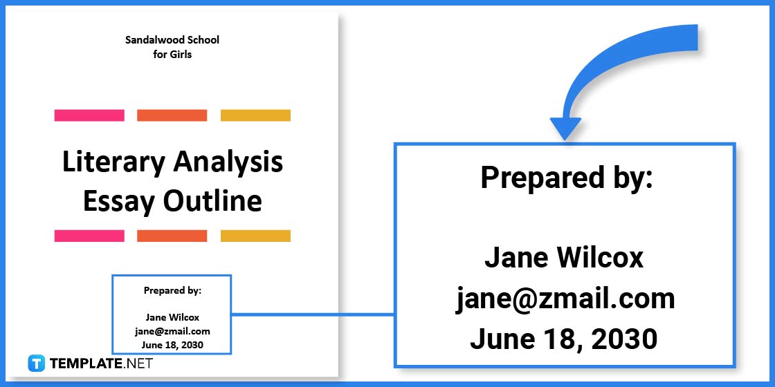 outline template for analytical essay