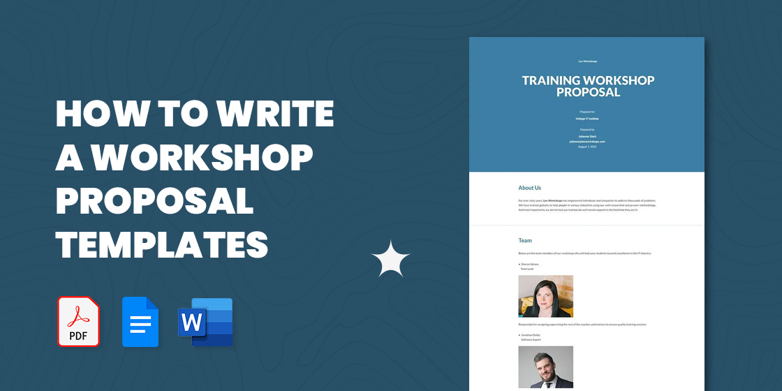 How To Write A Workshop Proposal PDF Word How To Write A Workshop Proposal PDF Word
