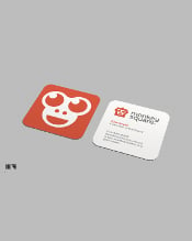 monkey-square-business-card-design