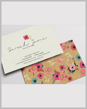 personalized-floral-business-card