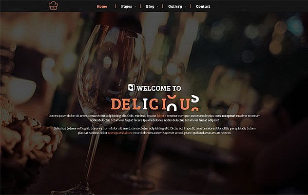 restaurant cafe website theme