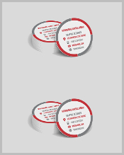 round-shaped-personal-business-card
