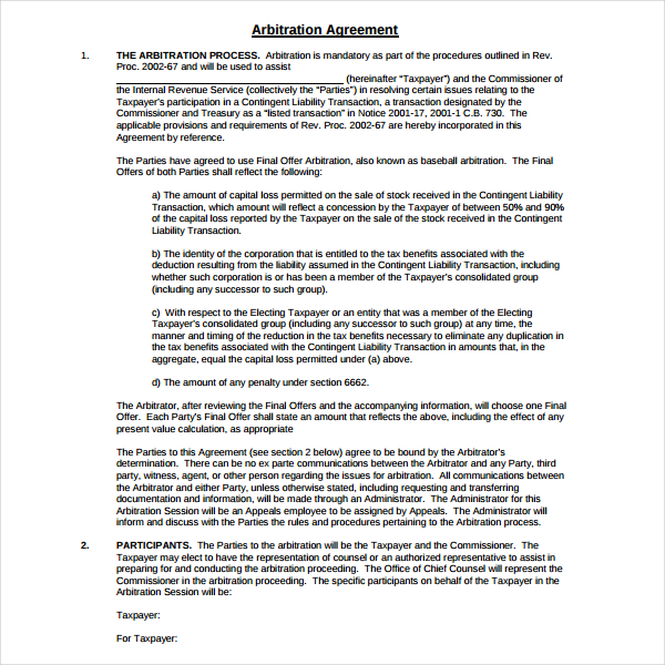 4+ What Is an Arbitration Agreement? PDF