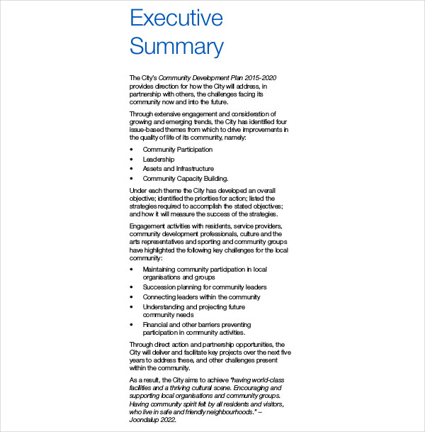 9-community-development-plan-templates-pdf-doc