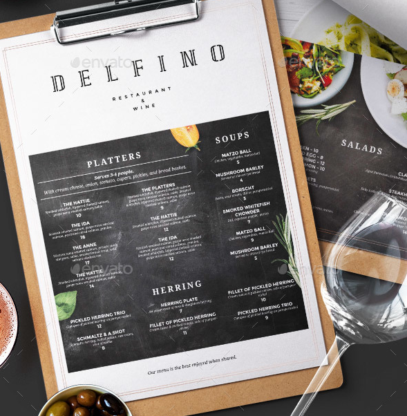 Black and White Menu Designs - 25+ Free Templates in PSD, AI