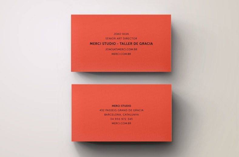 simple business card template 788x
