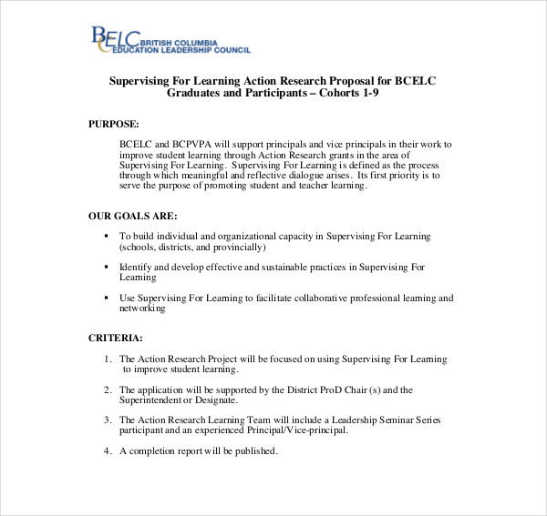 sample action research proposal in elementary mathematics