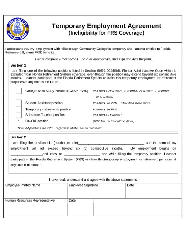 temporary work assignment irs