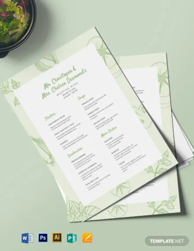 vegetarian-wedding-menu-template