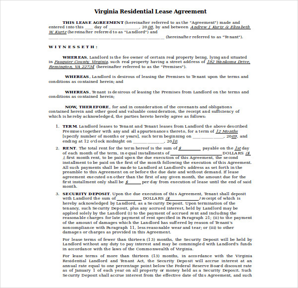 8 property lease agreement templates pdf doc apple