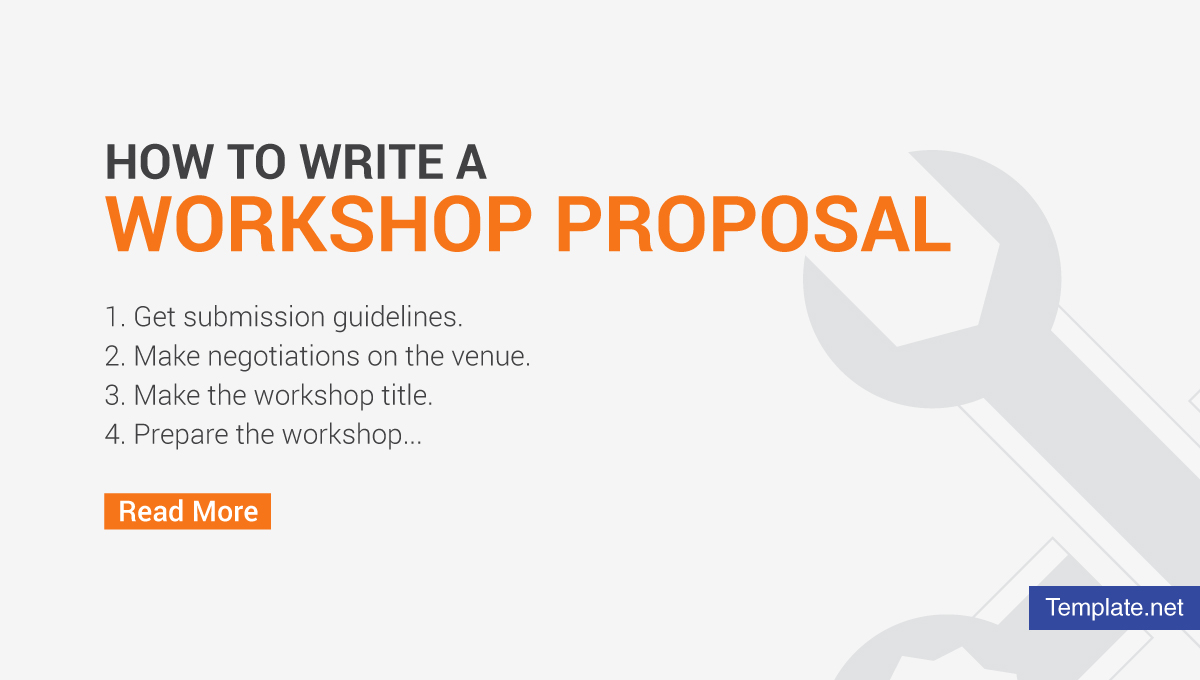 How To Write A Workshop Proposal - PDF, Word  Free & Premium