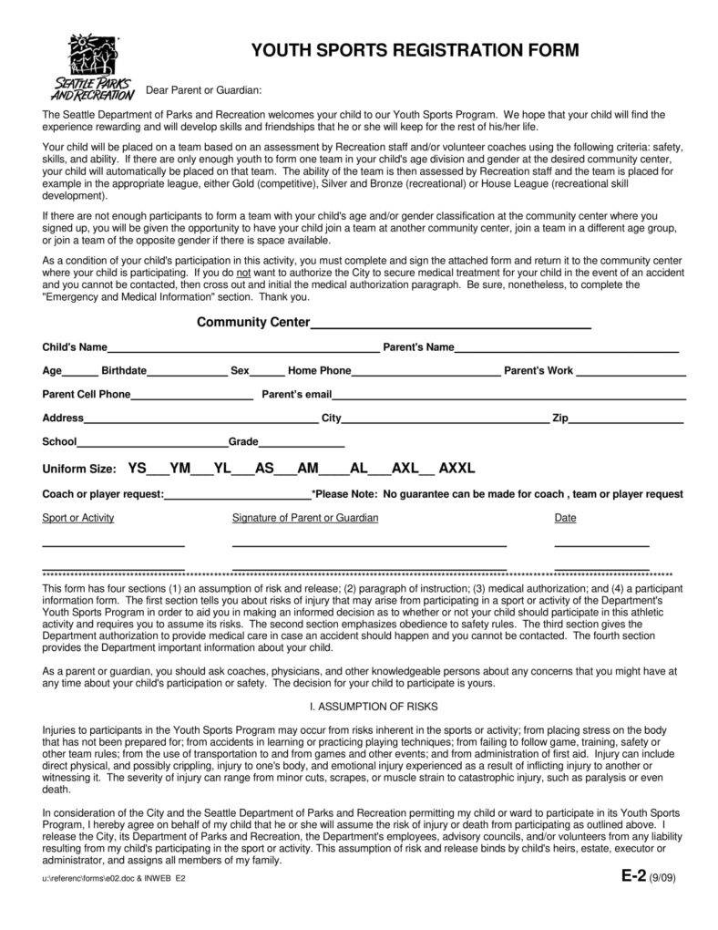 7+ Sport SignUp Sheet Templates PDF, Word