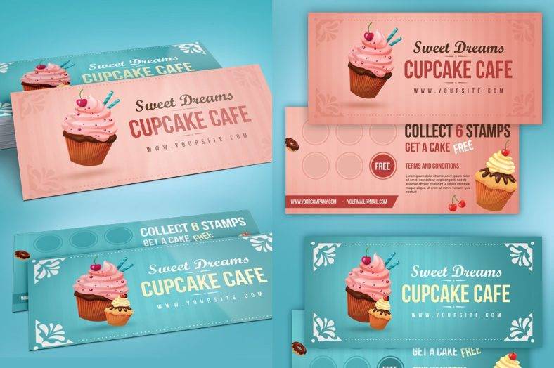 cupcake cafe loyalty card 788x524