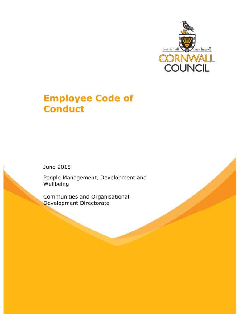 9+ Employee Conduct Templates PDF Free & Premium Templates