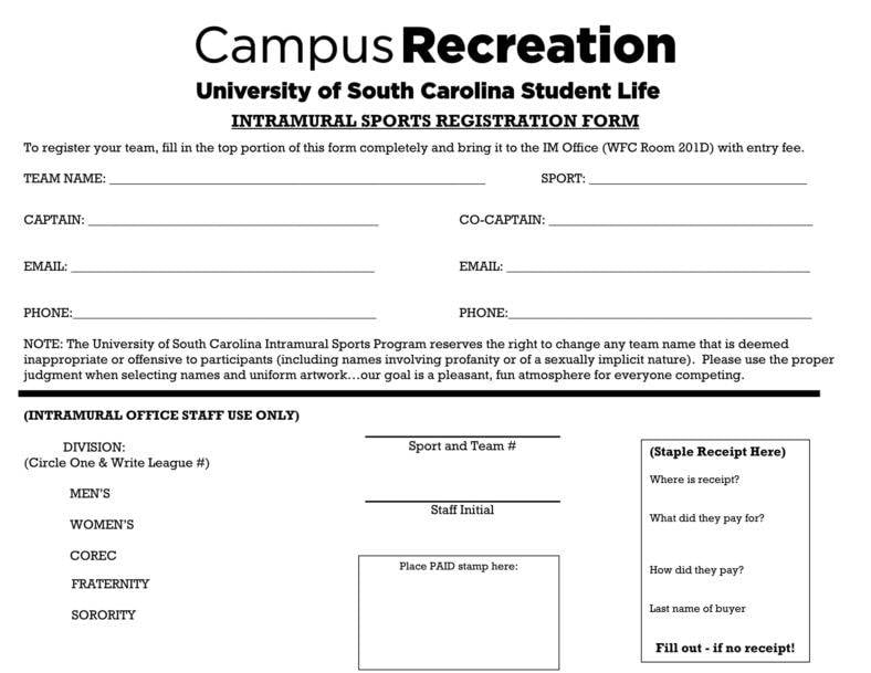 Youth Sports Registration Form Template from images.template.net