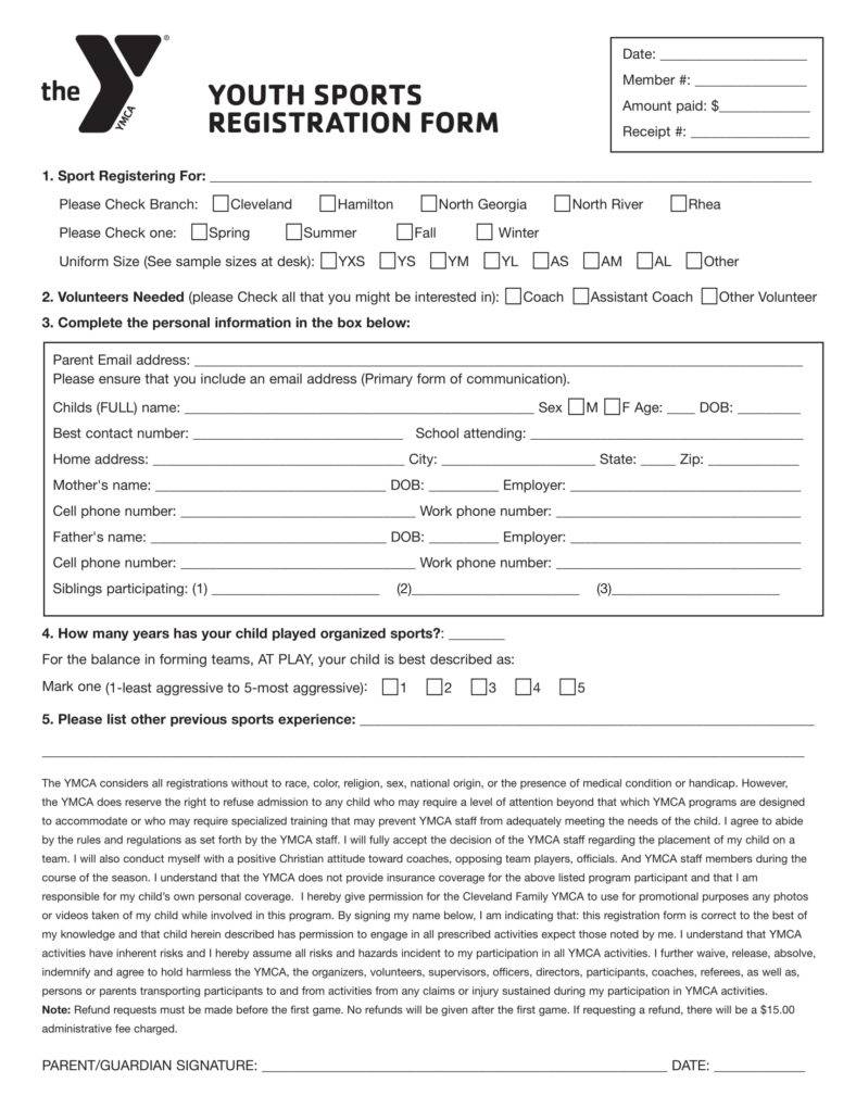 7+ Sport SignUp Sheet Templates PDF, Word