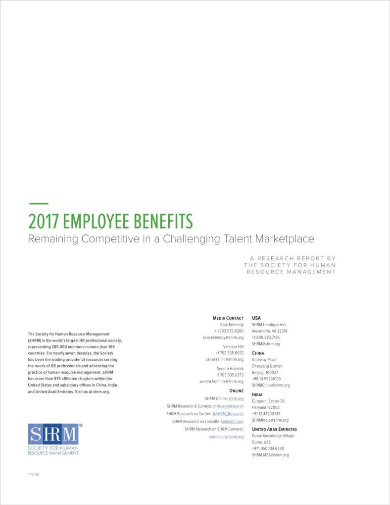 7  Employee Benefits Survey Templates PDF DOC