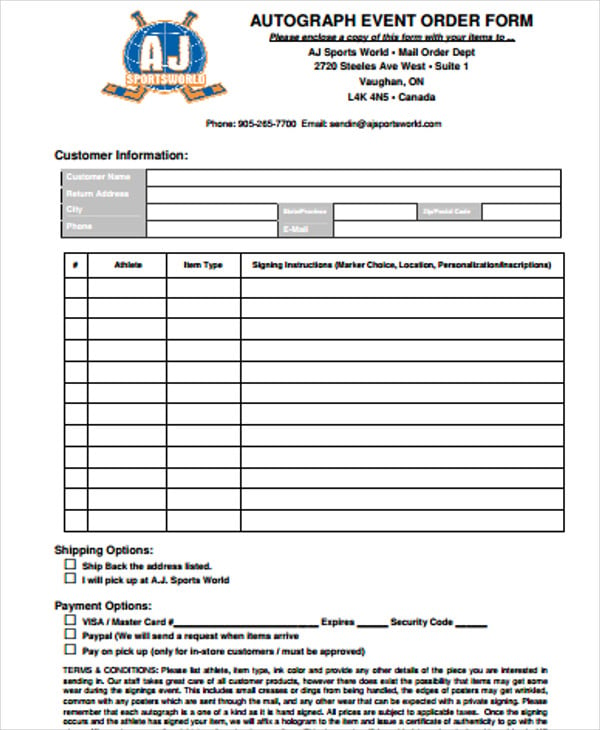 autography-event-order-form