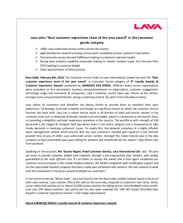 6+ Customer Care Award Certificate Templates PDF