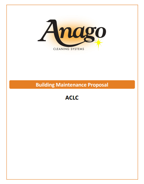 building maintenance proposal