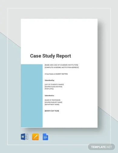 case-study-report-template