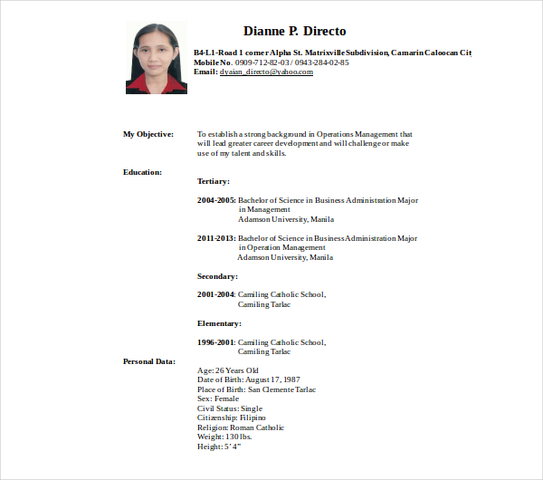 12+ Secretary Resume Templates - PDF, DOC