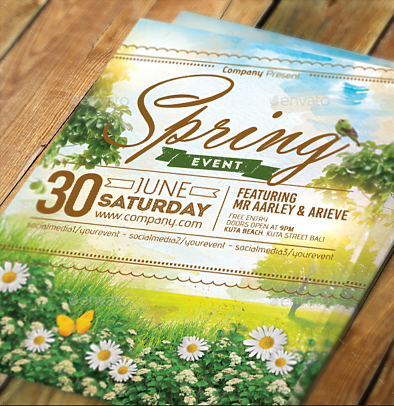 9+ Spring Invitation Designs & Templates PSD, AI