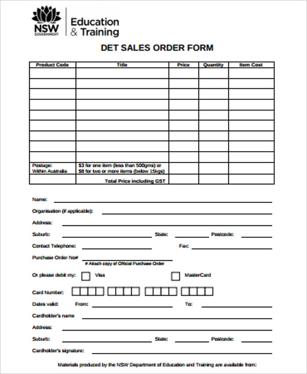det-sales-order-form